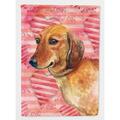 Patioplus Dachshund Love Flag - Garden Size PA3393006